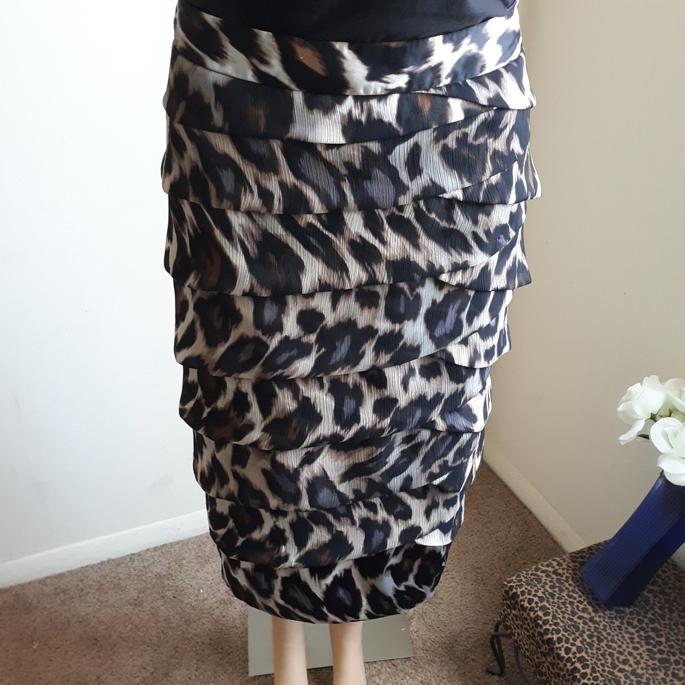 Worthington Animal Print Skirt